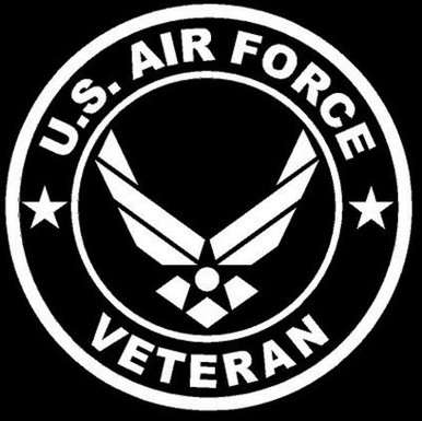 MILITARY VETERAN DIECUT air force