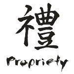 chinese propriety