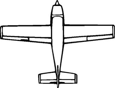Aircraft Clipart Diecut Decal 02