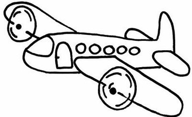 Aircraft Clipart Diecut Decal 11