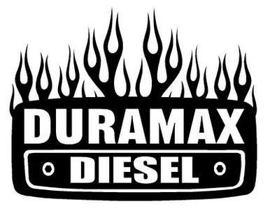 Duramax Diesel with Flames