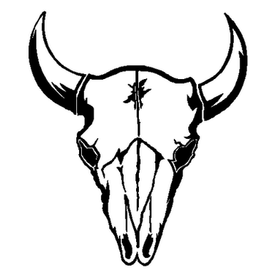 Cow Skull decal 057