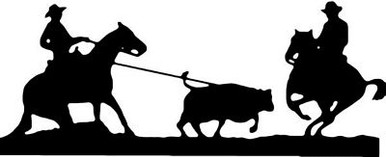 Cowboy Round Up 3 Decal