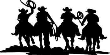 cowboys on horses