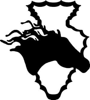 Horse and Arrow Head cowboy western decal