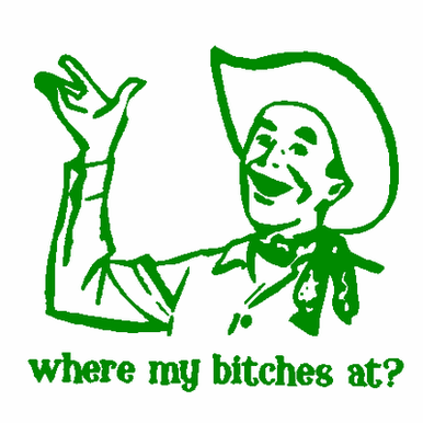 Where My Bitches At decal 979