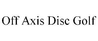 Off Axis Disc Golf Diecut Decal PAIR