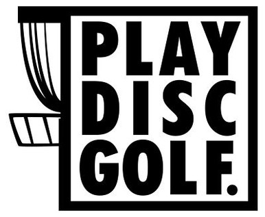 Play Disc Golf Diecut Decal