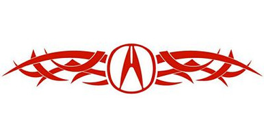 Acura Tribal Back Window Graphic
