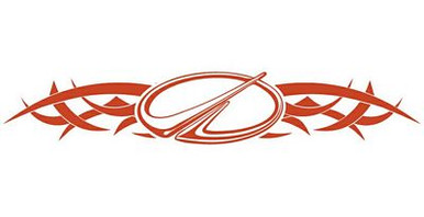 Oldsmobile Tribal Back Window Graphic