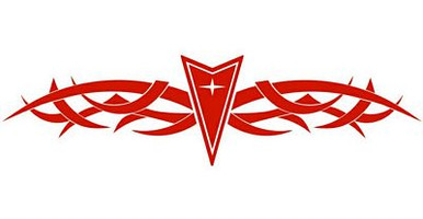 Pontiac Tribal Back Window Graphic