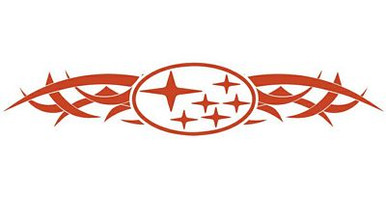 Subaru Tribal Back Window Graphic