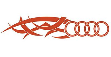 Audi Tribal Mirrored Pair