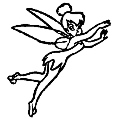 Tinkerbell vehicle decal 417