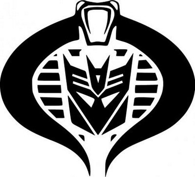 Gijoe Transformer Logo Decal