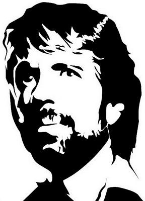Chuck Norris decal 2
