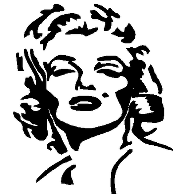 Monroe vinyl sticker 681