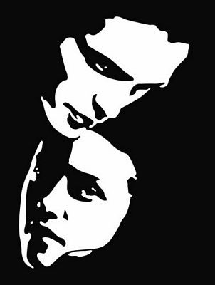 Twilight Edward & Bella Die Cut Vinyl Decal Sticker
