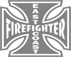 Firefighter East Coast 2 Decal Sticker
