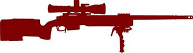 M40A5 rifel die cut gun decal