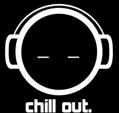 chill out die cut decal 2