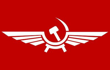 Aeroflot Russian Airlines red and white sticker