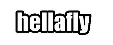 Hellafly vinyl decal stickers PAIR