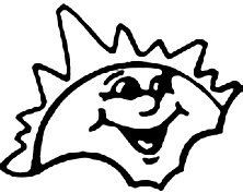 Sun Sticker