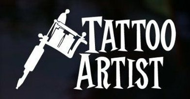 TATTOO ARTIST Tattooist Vinyl Decal
