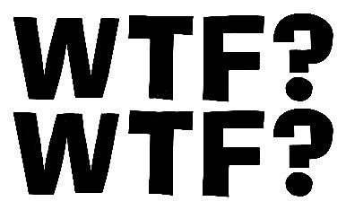 WTF Stickers PAIR