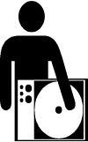 DJ music decal 1
