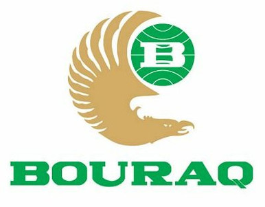 Bouraq Indonesian Airlines logo sticker