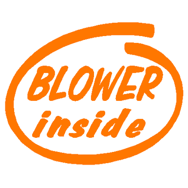 Blower inside decal 284