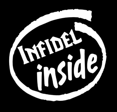 Infidel Inside Diecut Vinyl Decal Sticker