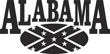 Rebel State ALABAMA die cut decal