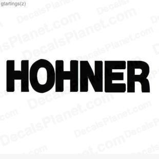 Vinyl Music HOHNER Sticker 1084