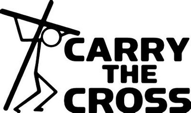 Carry the Cross Decal 1848