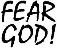 fear god sticker decal