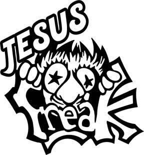Jesus Freak Decal 1871