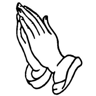 Pray Hands decal 721