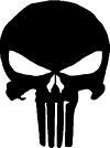 Comic Book Sticker Punisher 1
