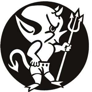 Devil Mascot Decal 1807