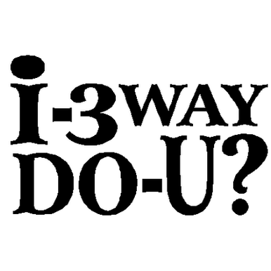 3 Way vinyl decal 337