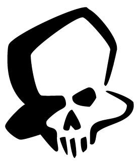 Skull Die Cut Vinyl Decal 1831