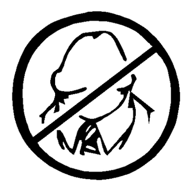 No Dick Heads vinyl decal 823a