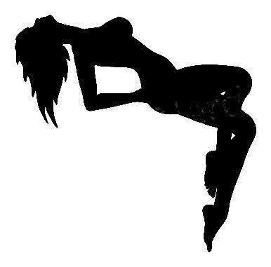 Trucker Girl Decal 07