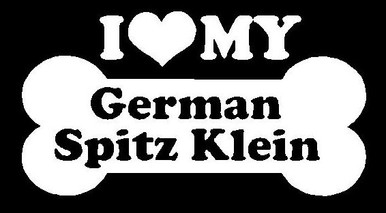 I Love My German Spitz Klein 56