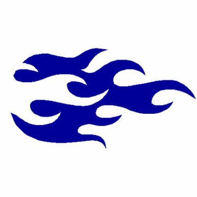 Flame Decal Designs 100