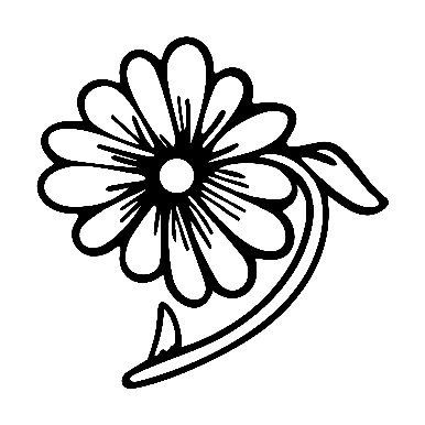 Flower Decal 5