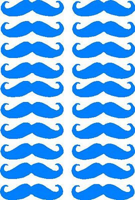 Mustache Sticker Set Style 1 Small